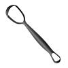 Buerfu Metal Tongue Scraper - Stainless Steel Tongue Cleaner - Fan-Shaped Teeth Care Scrubber Tool for Teen Adults Women Men Family Improve Teeth Hygiene Daily Cleaning view 1
