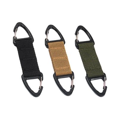 FONDOTIN 3pcs Mask Hook Backpack Buckle Unique Design Stable Sturdy Nylon Plastic Steel Anti-Slip Strap for Key Chain and Backpack Accessories