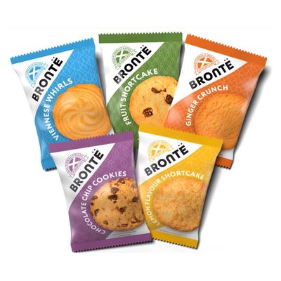 Bronte Assorted Mini Pack, 50 x 30g - Indulge in Gourmet Flavors Box - For Tea, Parties, Catering