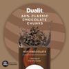 Dualit 60% Classic Chocolate Chunk Sachets - 10 Pack - 31g portions of pure chocolate chunks - Premium Belgian chocolate - Flakes for Hot Chocolate Makers & Milk Frothers view 2