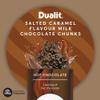 Dualit Salted Caramel Chocolate Chunk Sachets - 10 Pack - 31g portions of pure chocolate chunks - Premium Belgian choc - Flakes for Hot Chocolate Makers & Milk Frothers view 2