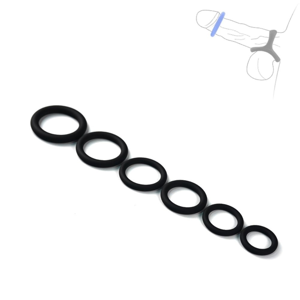 Men's Game Ring Set, Exercise Training Accessories, 7-Piece-H6UK (6PCS, 03)