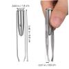 OUNONA Stainless Steel Precision Hair Removal Tool Practical Smart Design for Women LED Eyebrow Tweezers with Super Bright LED Light for Facial Hair and Eyebrow Plucking view 2