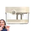 Denture Bath Case | Denture Cup with Lid | with Mirror Teeth Protection Cover Cleaning Box Set for Women Men Elderly Child Travel Bathroom Retainer view 1