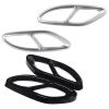 Hkfgdjdl 1 Pair Car Exterior Exhaust Pipe Mufflers Cover for W176 W205 W213 X253 Rear Cylinder Exhaust Pipe Cover Trim view 4