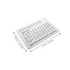 minkissy 2pcs Braille Alphabet Practice Board Arabic Raised Dots Educational Tool Portable Learning Aid for Beginners Supports Inclusive Education and Braille Writing Techniques view 2