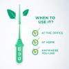 GUM Soft-Picks Minty Rubber Picks | Refreshing Mint Flavour | Teeth Cleaning and Plaque Removal | Size L | 3x40 Bundle (+1 Bonus Sample) view 3