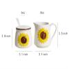 RockTrend Sunflower Ceramic Milk Creamer and Sugar Bowl Set, Coffee Serve Set view 2