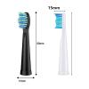 3/8/12/16 Pcs Replacement Brush Heads, Compatible for Seago Fairywill Electric Toothbrush Head Bristles Brush Refill Tooth Clean(3 Pcs Pink) view 2