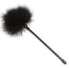 Black Soft Bedroom Tool Accessories, Black Feather Pole Adds A Warm Atmosphere To The Home, Super Soft And Comfortable Feather Steering Wheel Handle view 1