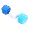 BATHVEVE 3pcs Denture Storage Container Plastic Case with Ultra-Smooth Finish and Beautiful Design, for Dentures and Sports Mouth Guards, Prevents Damage and Ensures Clean Storage view 1