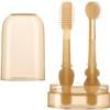1Set Toothbrush,Infant Toothbrush 360 Degree Cleaning Dental Care Silicone Tongue Brush Bath view 1