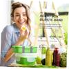 ULTECHNOVO Elastic Straps Non-Slip Fixed Bands Reusable Lunch Box 6pcs Simple Design Made of Polyester and Plastic for School, Picnic Or Outdoor Bento Boxes view 4