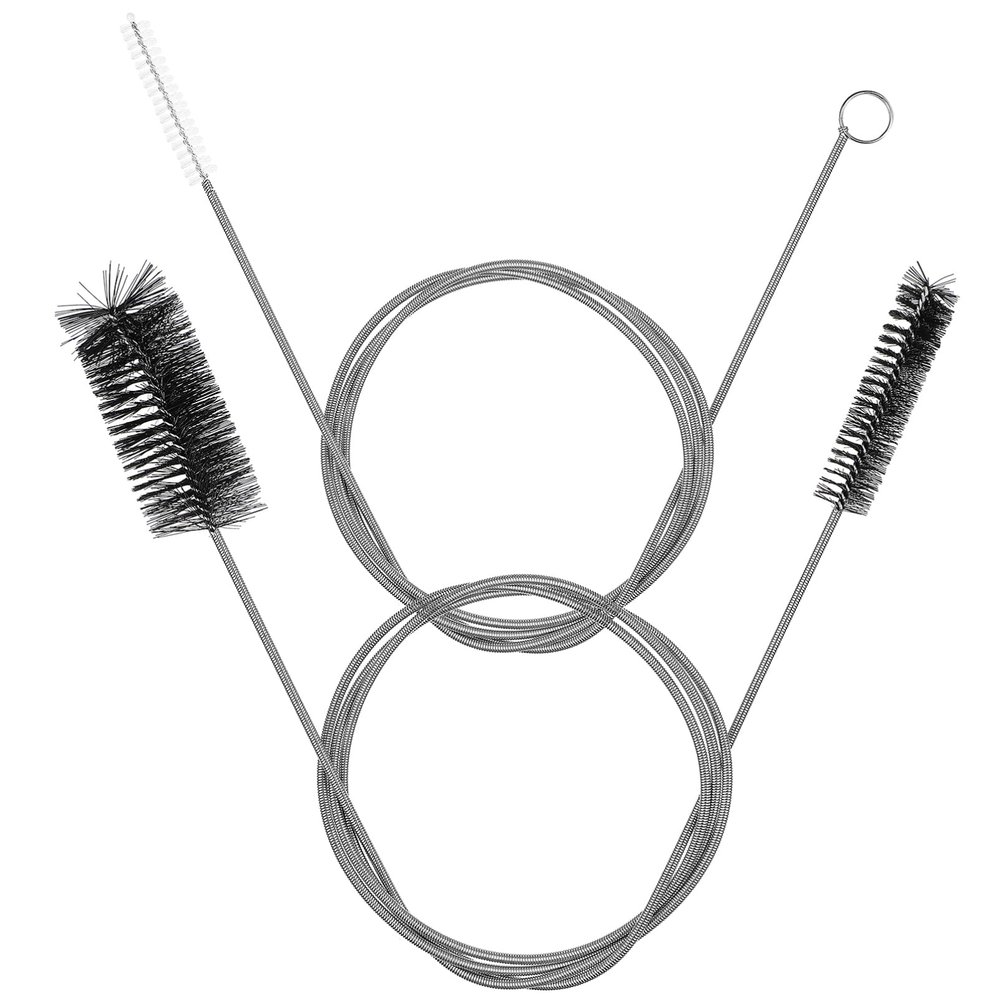 Beaupretty 2 Pcs Flexible Drain Cleaning Tools Dual Head Single Head Nylon Bristle Brushes for Kitchen Sink Tube Overflow Cleaning for Narrow Spaces