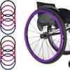 22/24-Inch Wheelchair Push Rim Covers, Non-Slip Silicone Handrim Covers for Wheelchair Rear Wheels, Wear-Resistant Hand Push Cover Improve Grip And Traction,2,22in view 1