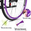 22/24-Inch Wheelchair Push Rim Covers, Non-Slip Silicone Handrim Covers for Wheelchair Rear Wheels, Wear-Resistant Hand Push Cover Improve Grip And Traction,2,22in view 4