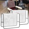 Sucritude Chair Back Covers | 2X Square Cover for Salon Chair | Reinforced Seat Protector Armchair Cushion for Residence RV Dining Room Commercial Cinema Hotel Banquet Hall Restaurant Home Airplane view 3