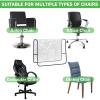 Sucritude Chair Back Covers | 2X Square Cover for Salon Chair | Reinforced Seat Protector Armchair Cushion for Residence RV Dining Room Commercial Cinema Hotel Banquet Hall Restaurant Home Airplane view 4