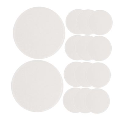 FUNNETOYU Plant Fibre Moisture Absorbing Drying Sheets Remove Humidity and Keep Kitchen Closets Dry 100pcs White Desiccant Discs for Food Jars and Biscuits