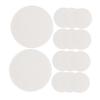 FUNNETOYU Plant Fibre Moisture Absorbing Drying Sheets Remove Humidity and Keep Kitchen Closets Dry 100pcs White Desiccant Discs for Food Jars and Biscuits view 1