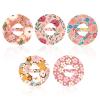 25pcs Adhesive Patches for Guardian, Sweatproof & Waterproof Sensor Overpatch Tape Stickers 3/4 Round Sensor Covers Ideal Accessories Supplies for Guardian (5 Flower Patterns) view 1
