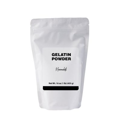 Minimalist Gelatin Powder, Ideal for Cooking and Baking, Packaged for Convenience in a Resealable Bag (16 Ounce)