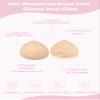 BIMEI Swim Forms High Level Silicone Filler Breathable Breast Prosthesis for Mastectomy Women Pockets Bra natural profile, Beige, 7 view 3