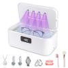 49kHz Ultrasonic Jewellery Cleaner,All-in-One Professional Ultrasonic Cleaner Machine for Eyeglasses,Retainer, Mouth Guard, Glasses, Watch, Ring, Diamond, Denture Use view 1