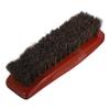 PartyKindom Body Dust Brush with Natural Horsehair Bristles Wooden Handle Clothes Brush for Home and Office Use view 1