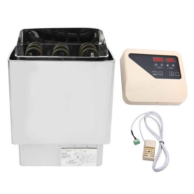 Asixxsix 4.5KW 220 v Sauna Heater, Electric Sauna Stove with Digital Controller, Bathroom Heating Saunas Steam Engine Stove Heater for Home Hotel Spa Steam Room