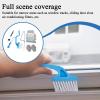 Track Cleaner, Window Brush, Crevice Scrub, Handheld Multi Tool, Deep Cleaning Set, Compact Design, PP Build, Keyboard Sill, for Car Vent Tile, Kitchen Dining, Shower Bathroom Use view 3