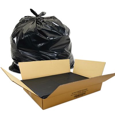 100 x Black Compactor Sacks 120L Large Strong Black Refuse Sacks 22x33x47 inch | Medium Duty Rubbish Bin Bags | Tear-Resistant Puncture-Proof Polythene Dustbin Liners for High-Volume Waste Disposal