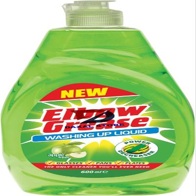 Ellbow Grease Washing Up Apple Fresh Liquid 600ml