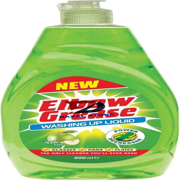 Ellbow Grease Washing Up Apple Fresh Liquid 600ml
