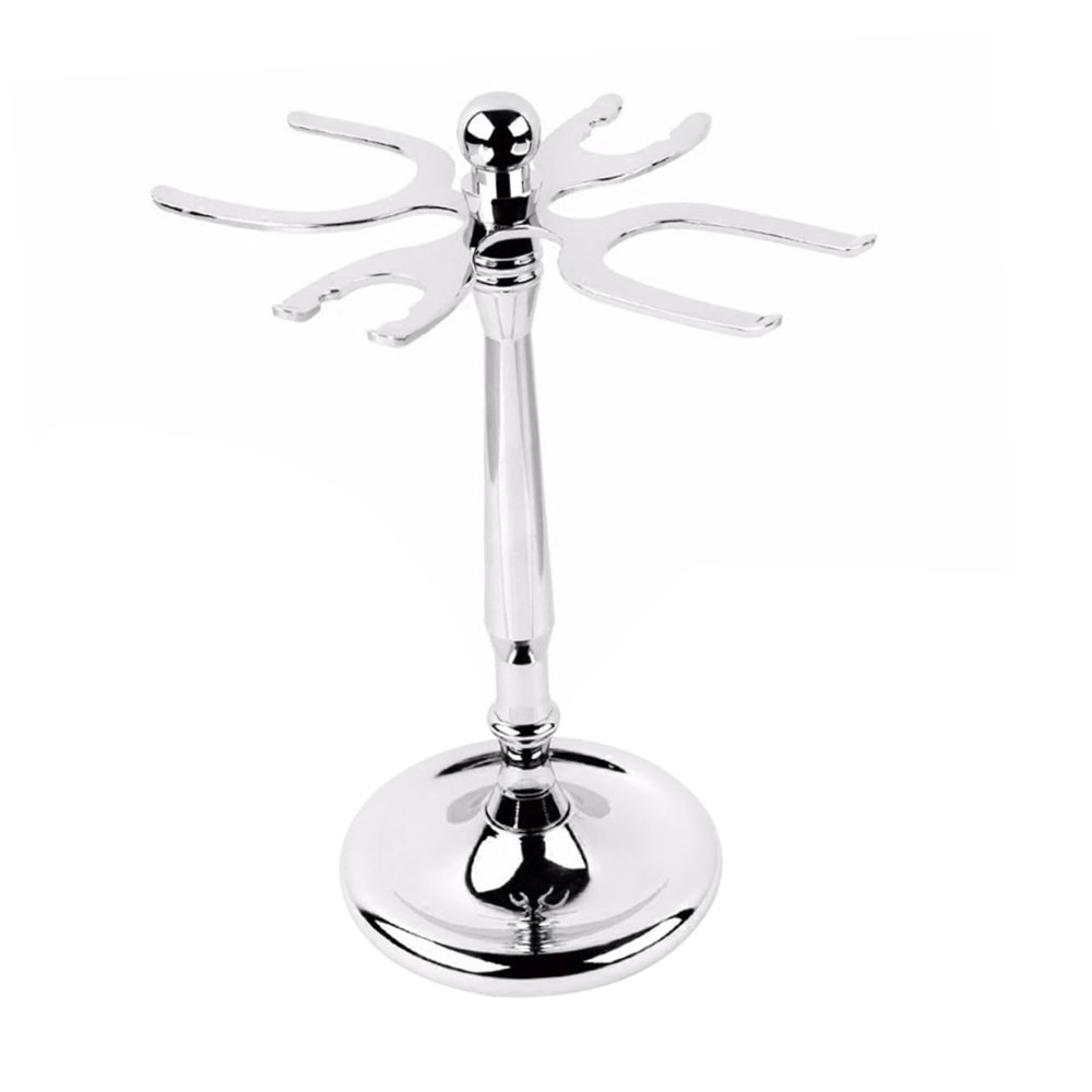 DEARMAMY Beard Organizer Stand Rack Rustproof Shaving Brush Holder for Bathroom Neat and Tidy Grooming Tool Supporter for Men Special Occasions