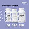 Osavi Colostrum 1000mg - 180 Capsules | High-Potency Colostrum Bovine with 30% Immunoglobulins G | Sourced from Holstein-Friesian Cows | GMO-Free view 4