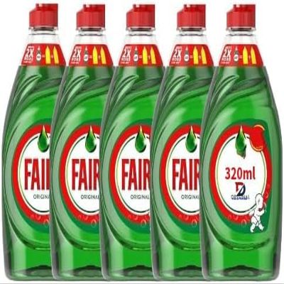 Fairy Original Washing Up Liquid 320Ml (Pack of 5)