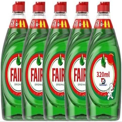 Fairy Original Washing Up Liquid 320Ml (Pack of 5)