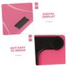 Vaguelly Smart Scale for Modern Weighing Electronic Scale Accurate Rechargeable Weight Bathroom Scales Digital Bathroom Scale Balance Scale Portable Scale Tempered Glass Pink view 3