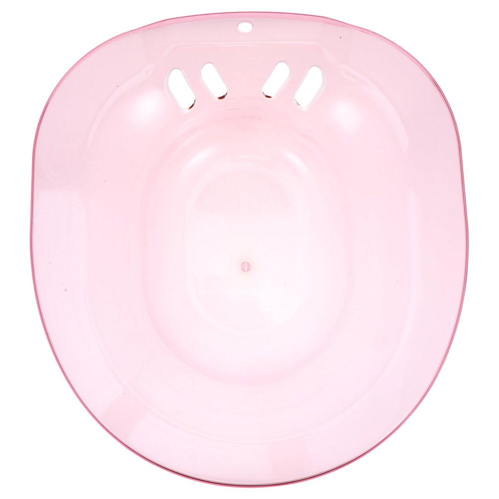 KOMBIUDA Plastic Sitz Bath Basin for Toilet Seat for Postpartum Care and Comfortable Soak at Home