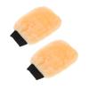 IMIKEYA 2pcs Car Wash Gloves Mitts for Vehicle and Car Wool Felt Material Versatile and Easy to Clean Suitable for Home and Professional Use for Dusting and Polishing view 1