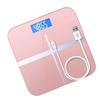 ZUNOXAZ 1PC USB Rechargeable Creative Weight Scale Practical Digital for Adults Women Stylish Rose Gold Design Accurate Measurement Durable Material Display for Easy Reading view 1