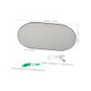 ZUNOXAZ Accurate Body Composition Scale Mini Electronic Weighing Scale Led Display High Precision Portable for Home and Travel Use view 2