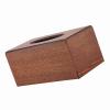 Hztyyier Rectangular Wood Tissue Box Elegant Paper Rack Drawer Type for Living Room Bedroom Kitchen, Black, 9.1 * 4.7 * 4.1in, Light (Light) view 2