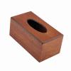 Hztyyier Rectangular Wood Tissue Box Elegant Paper Rack Drawer Type for Living Room Bedroom Kitchen, Black, 9.1 * 4.7 * 4.1in, Light (Light) view 4