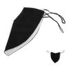 LRXIYODE Breathable Beard Cover for Men Black Polyester Face with Detachable Design Stylish and Sleek Beard Protection for Outdoor Use and Daily Wear view 1