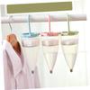 Warmhm 2 pcs Creative Umbrella Shaped Dehumidification Box Moisture Absorber for Wardrobe Closet Car Bedroom Pink Space Saving Design with Calcium Particles for Efficient Damp Control view 2