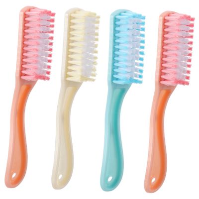 SOIMISS 4pcs Cleaning Brush Long Handle Laundry Brush for Laundry Random Color
