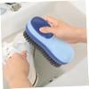 Blue Double Sided Laundry Scrub Brush for Clothes and Shoes view 4