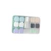 HEALEEP Elegant Soft Pouch Glasses Case Contact Lenses Holder Box Lens Storage Kit view 1